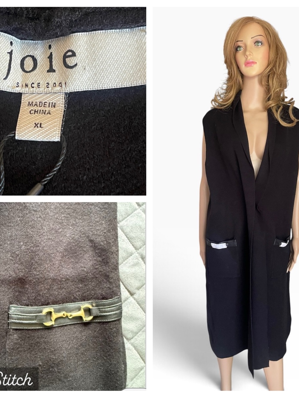 Joie Cardigan- long sweater for women size XL Brand new with tags